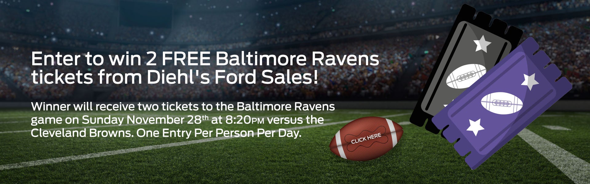 Ravens Tickets Giveaway 