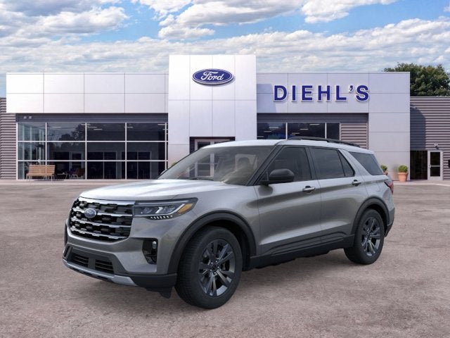 2026 Ford Explorer Active w/200A Pkg in Carbonized Gray Metallic — front three-quarter view