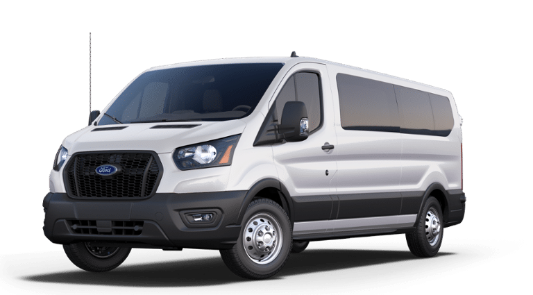 2025 Ford Transit Cargo Van Cargo Van in Oxford White — front three-quarter view
