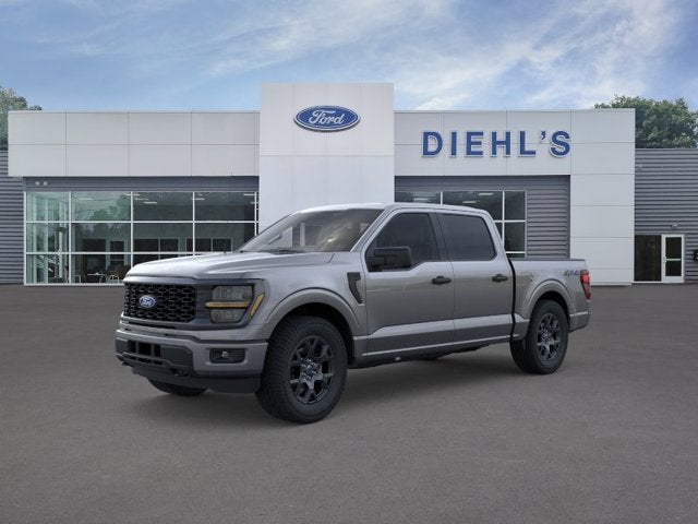 2026 Ford F-150 STX in Carbonized Gray Metallic — front three-quarter view